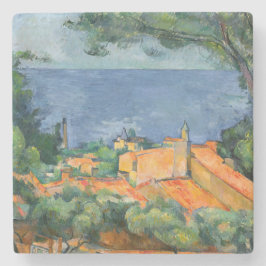 Paul Cezanne - Estaque mit Roten Roofs Steinuntersetzer
