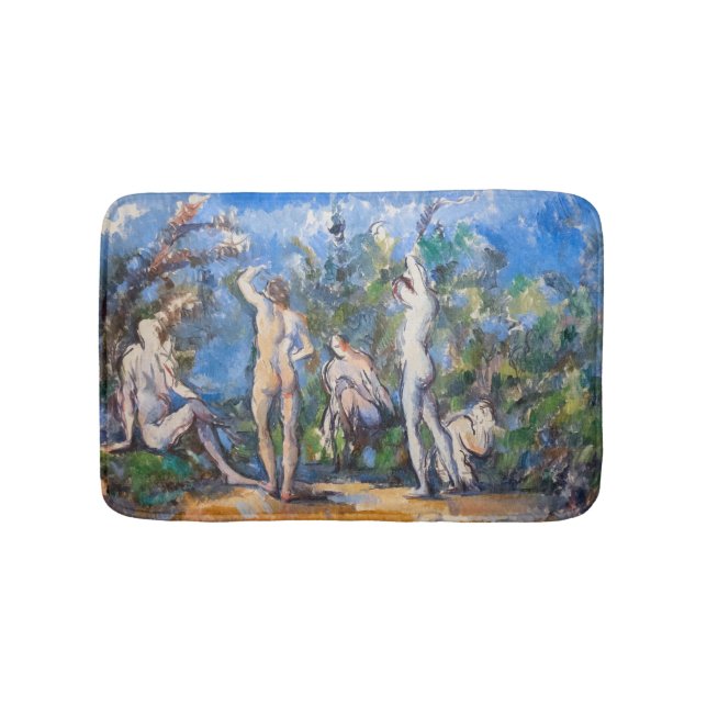 Paul Cezanne - Fünf Badende Badematte (Vorderseite)