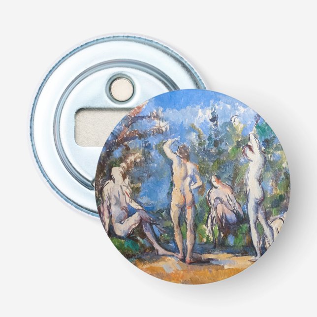 Paul Cezanne - Fünf Bathers Flaschenöffner (Vorderseite)