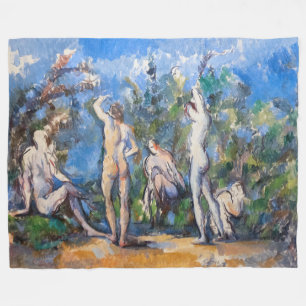 Paul Cezanne - Fünf Bathers Fleecedecke