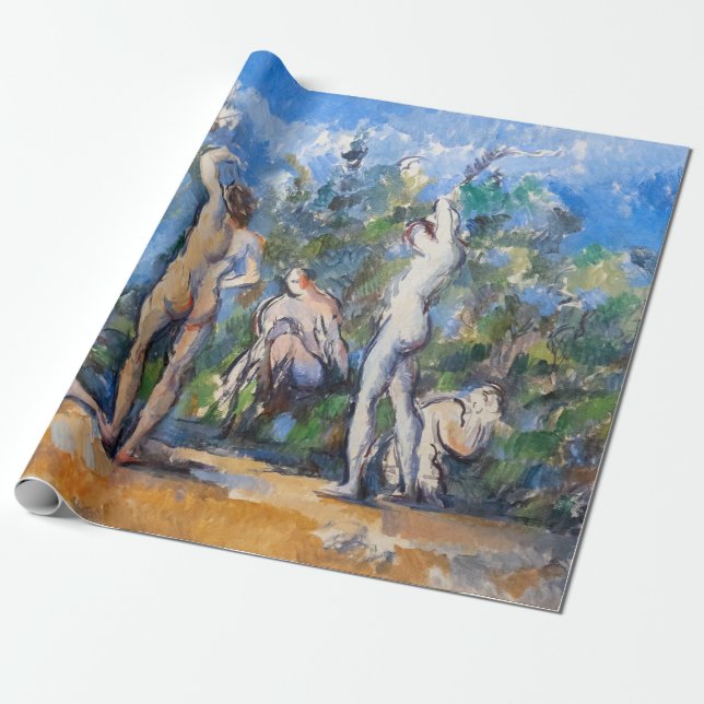 Paul Cezanne - Fünf Bathers Geschenkpapier (Ungerollt)