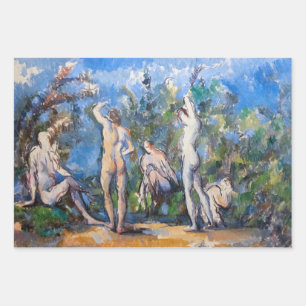 Paul Cezanne - Fünf Bathers Geschenkpapier Set
