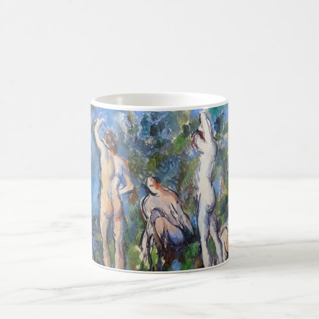 Paul Cezanne - Fünf Bathers Kaffeetasse (Mittel)