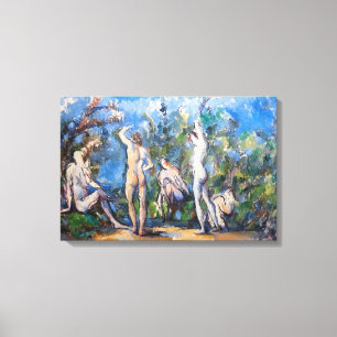 Paul Cezanne - Fünf Bathers Leinwanddruck