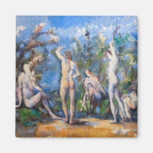 Paul Cezanne - Fünf Bathers Magnet