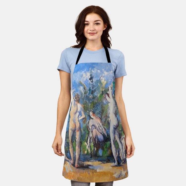 Paul Cezanne - Fünf Bathers Schürze (Getragen)