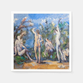 Paul Cezanne - Fünf Bathers Serviette