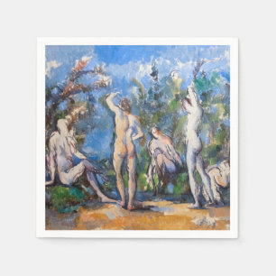 Paul Cezanne - Fünf Bathers Serviette