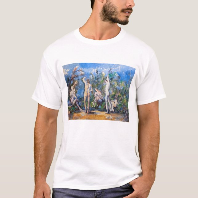 Paul Cezanne - Fünf Bathers T-Shirt (Vorderseite)