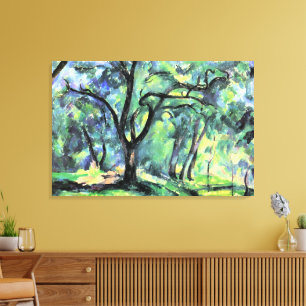 Paul Cezanne Gemälde, Wald, Leinwanddruck