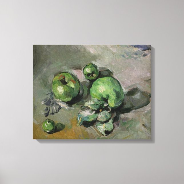 Paul Cezanne | Grüne Äpfel, c.1872-73 Leinwanddruck (Vorderseite)