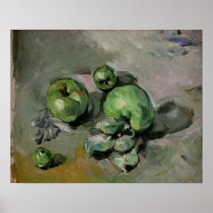 Paul Cezanne   Grüne Äpfel, c.1872-73 Poster