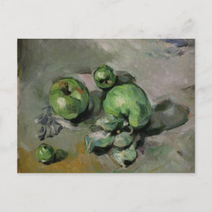 Paul Cezanne   Grüne Äpfel, c.1872-73 Postkarte