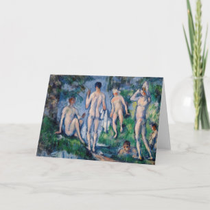 Paul Cezanne - Gruppe der Bathers Karte