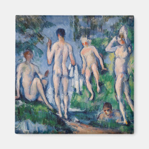 Paul Cezanne - Gruppe der Bathers Magnet