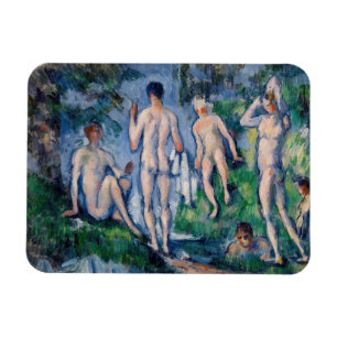 Paul Cezanne - Gruppe der Bathers Magnet