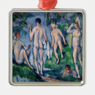 Paul Cezanne - Gruppe der Bathers Ornament Aus Metall