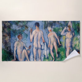 Paul Cezanne - Gruppe der Bathers Strandtuch