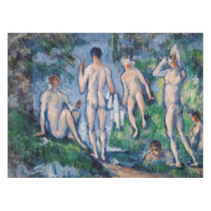 Paul Cezanne - Gruppe der Bathers Tischdecke