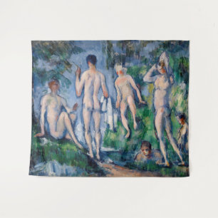 Paul Cezanne - Gruppe der Bathers Wandteppich