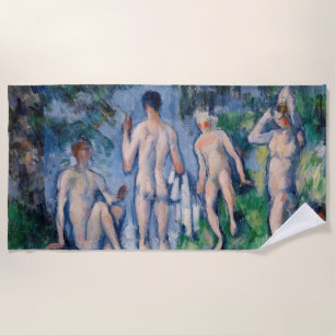 Paul Cezanne - Gruppe von Badenden Strandtuch