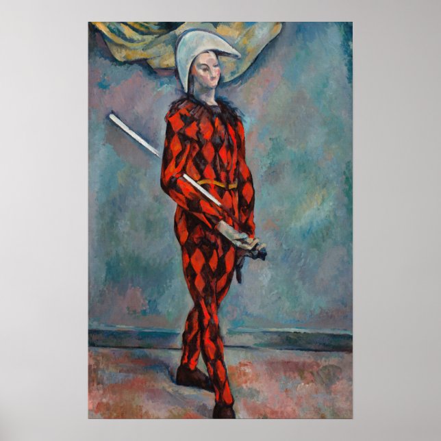 Paul Cezanne - Harlequin Poster (Vorne)