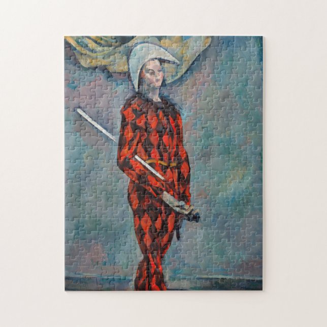 Paul Cezanne - Harlequin Puzzle (Vertikal)