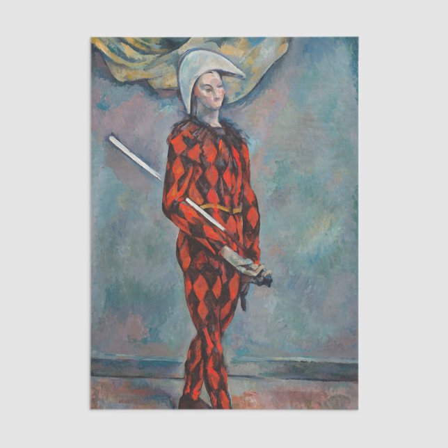 Paul Cezanne - Harlequin Seidenpapier (Von Creator hochgeladen)