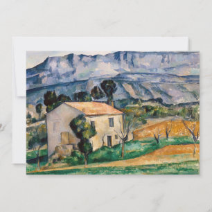 Paul Cezanne - Haus in der Provence Dankeskarte