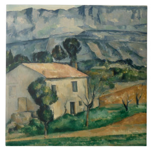 Paul Cezanne - Haus in Provence Fliese