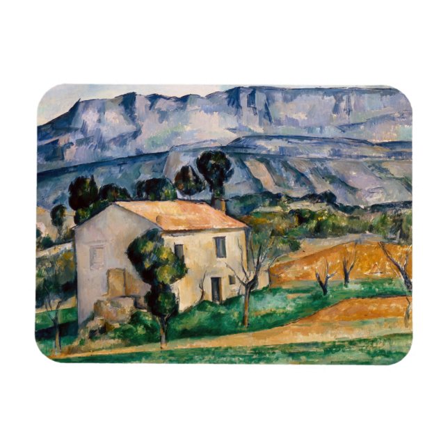 Paul Cezanne - Haus in Provence Magnet (Horizontal)