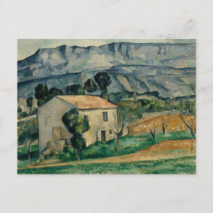 Paul Cezanne - Haus in Provence Postkarte