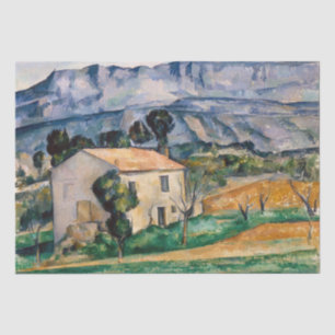 Paul Cezanne - Haus in Provence Seidenpapier