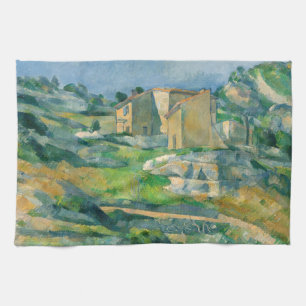Paul Cezanne - Häuser in der Provence, Riaux-Tal Geschirrtuch