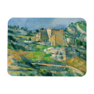 Paul Cezanne - Häuser in der Provence, Riaux-Tal Magnet