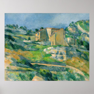 Paul Cezanne - Häuser in der Provence, Riaux-Tal Poster