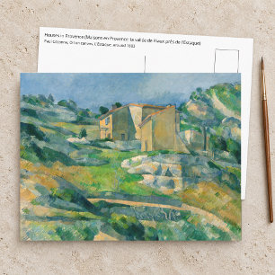 Paul Cezanne - Häuser in der Provence, Riaux-Tal Postkarte