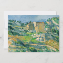 Paul Cezanne - Häuser in Provence, Riaux Valley Einladung
