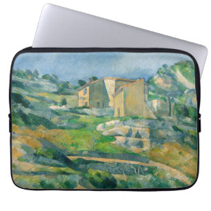 Paul Cezanne - Häuser in Provence, Riaux Valley Laptopschutzhülle