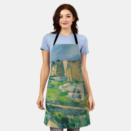 Paul Cezanne - Häuser in Provence, Riaux Valley Schürze