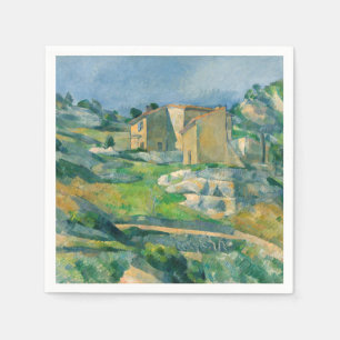 Paul Cezanne - Häuser in Provence, Riaux Valley Serviette