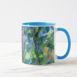 Paul Cezanne: Im Wald, Gemälde von Cezanne Tasse