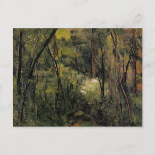 Paul Cezanne - Im Wald Postkarte