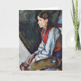 Paul Cezanne - Junge im Roten Westen Karte