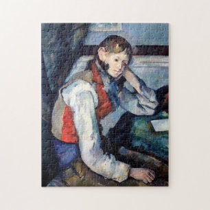 Paul Cezanne - Junge im Roten Westen Puzzle