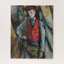 Paul Cezanne - Junge im Roten Westen Puzzle