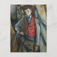 Paul Cezanne - Junge in einem roten Waistcoat