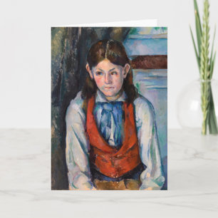Paul Cezanne - Junge mit roter Weste Karte