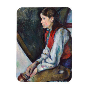 Paul Cezanne - Junge mit roter Weste Magnet