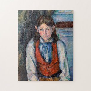 Paul Cezanne - Junge mit roter Weste Puzzle